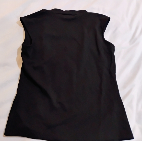 Kasper Classic Black Sleeveless Blouse - Picture 5 of 7